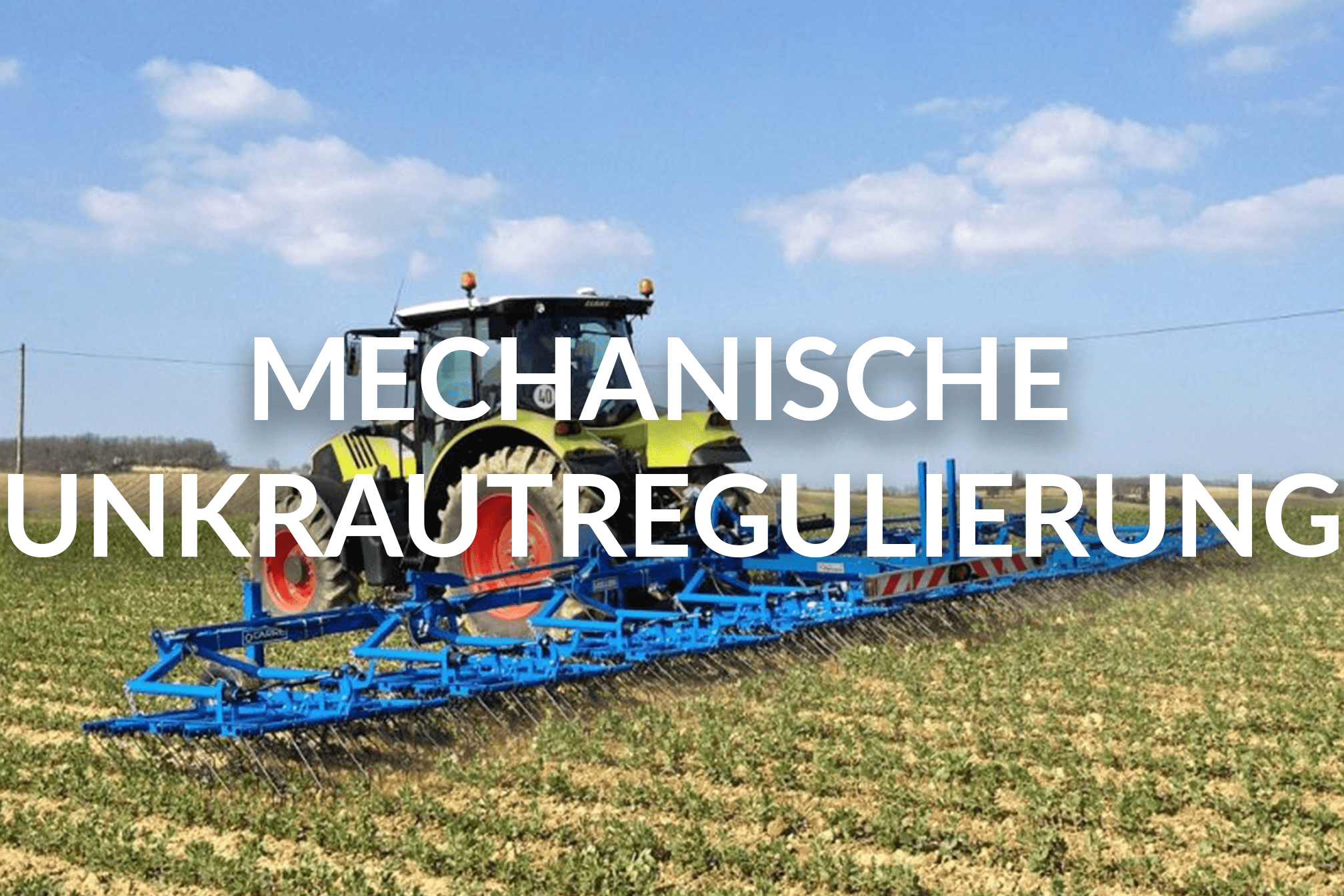 Mechanische Unkrautregulierung